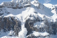 Foto von einer Lawin in Albinen und Umgebung