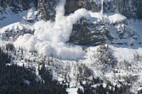 Foto von einer Lawin in Albinen und Umgebung