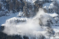 Foto von einer Lawin in Albinen und Umgebung